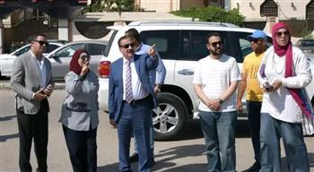 محافظ بورسعيد يتابع خطة تطوير الميادين والمحاور الرئيسية ورفع الهوية البصرية