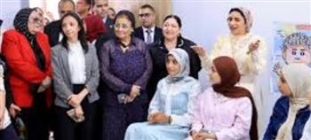   نائبة وزيرة التضامن تتفقد مركز تنمية الأسرة والطفل بقرية دمسنا بمحافظة البحيرة