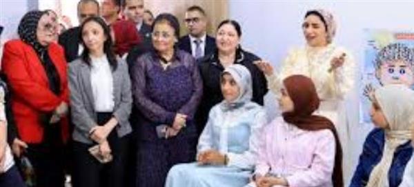 نائبة وزيرة التضامن تتفقد مركز تنمية الأسرة والطفل بقرية دمسنا بمحافظة البحيرة