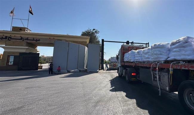 الهلال الأحمر المصري يطلق القافلة رقم 228 إلى قطاع غزة