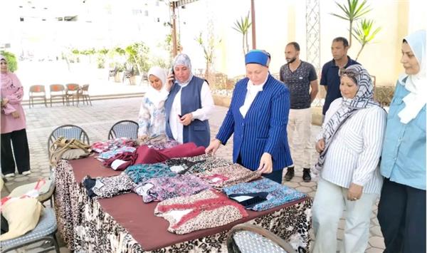محافظ كفر الشيخ: افتتاح معرض «مشروعك» للحرف اليدوية والتراثية بفوه