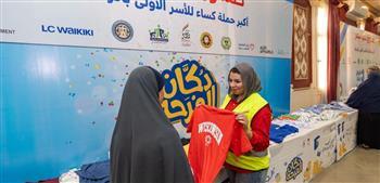 قافلة «تحيا مصر» تدعم 10 آلاف أسرة بالفيوم
