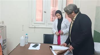 مدير تأمين بني سويف يتفقد عيادة الفشن ويوجه بتحسين الخدمات