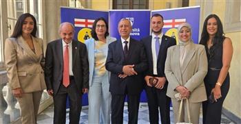 رئيس الأكاديمية العربية يشهد تخرج أطباء الأسنان بجامعة "جنوا" الإيطالية