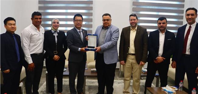 جامعة العلمين الدولية تبحث تعزيز التعاون الأكاديمي والتكنولوجي مع شركة هواوي العالمية