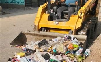 حملات مكثفة للنظافة ورفع الإشغالات بالفيوم