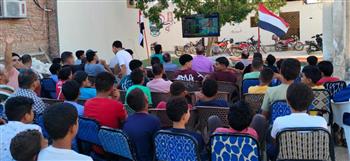   حماس جماهيري في الوادي الجديد لدعم الفراعنة أمام الأرجنتين