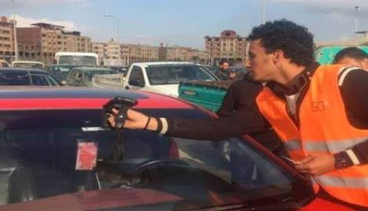 تحرير 782 مخالفة عدم تركيب الملصق الإلكتروني خلال 24 ساعة
