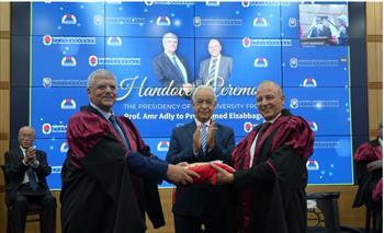 الجامعة المصرية اليابانية تحتفل بتنصيب أحمد الصباغ رئيسًا للجامعة