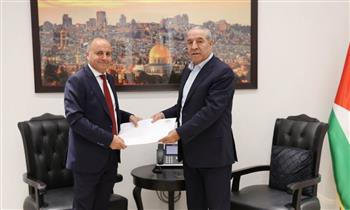   سفير مصر في رام الله يلتقي نائب الرئيس الفلسطيني