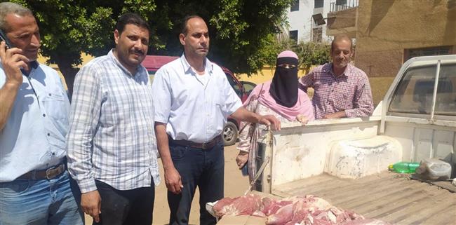 ضبط 2.5 طن دقيق مدعم ولحوم فاسدة بالمنوفية