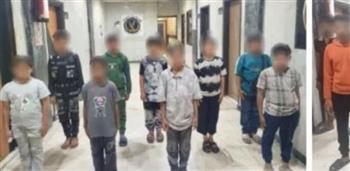 ضبط 9 أشخاص لتسولهم بالأطفال في الشوارع بحملات أمنية