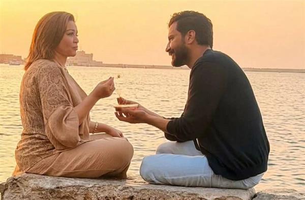 من كورنيش الإسكندرية.. إلهام شاهين تشوق الجمهور بكواليس "حين يكتب الحب"