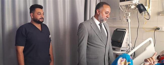 وكيل صحة شمال سيناء يتفقد مستشفى الشيخ زويد ويوجه بتقديم الرعاية للمرضى الفلسطينيين