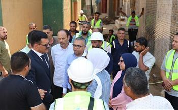 رئيس مياه القليوبية يتابع ميدانيًا أعمال تنفيذ الوصلات المنزلية بـ السيفا