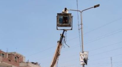 الأجهزة التنفيذية بالإسكندرية تكثّف أعمال رفع كفاءة وصيانة منظومة الإنارة العامة