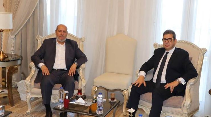 رئيس المخابرات العامة يستقبل وفدا من حركة حماس برئاسة خليل الحية