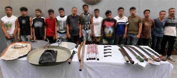 ضبط 14 شخصًا في مشاجرة بالأسلحة البيضاء والألعاب النارية بسيدي جابر