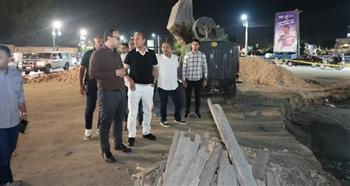 محافظ أسيوط يتفقد أعمال تطوير وتجميل ميدان الحرب والسلام