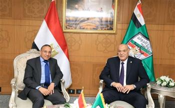   رئيس هيئة قضايا الدولة يستقبل مساعد وزير الخارجية للتهنئة بتوليه منصبه الجديد
