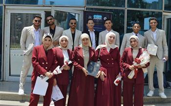 مشروع طلابي مبتكر بجامعة حلوان التكنولوجية الدولية لإعادة التدوير
