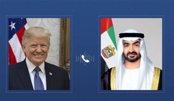 الرئيسان الإماراتي والأمريكي يبحثان هاتفيا التطورات في المنطقة والجهود المبذولة بشأنها