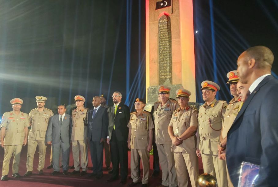 افتتاح نصب تذكاري لتخليد ذكرى تأسيس الجيش الليبي في مصر