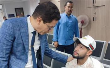 رئيس جامعة بنها يتابع انتظام العمل وسير التحويلات الإلكترونية