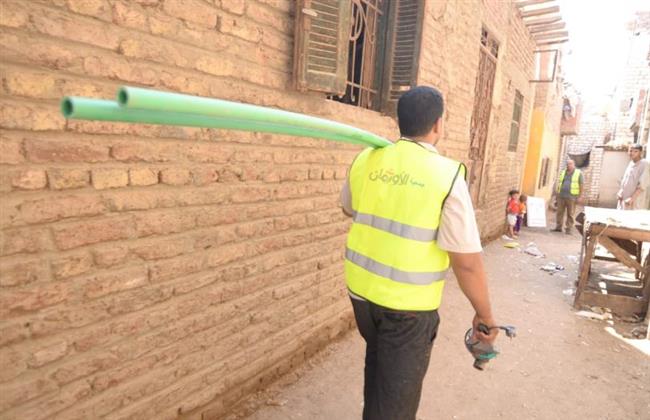تضامن الغربية: تركيب 1500 وصلة مياه شرب لأسر من الأولى بالرعاية