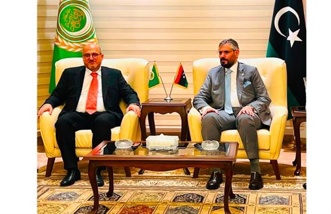 السفير الليبي بالقاهرة يبحث مع نظيره السوري تعزيز العلاقات الثنائية والتنسيق العربي المشترك
