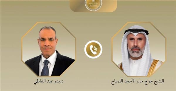 وزير الخارجية يبحث مع نظيره الكويتي التطورات الإقليمية
