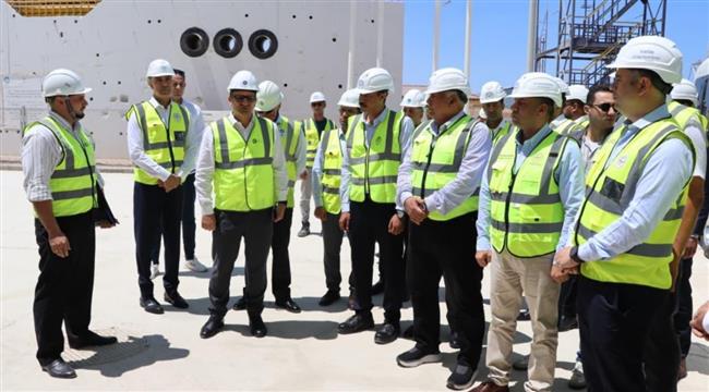 وزير العمل ومحافظ مطروح يتفقدان مشروع المحطة النووية بالضبعة