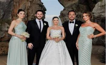 عاصي الحلاني يحتفل بزفاف ابنته دانا على آلان سعد في لبنان