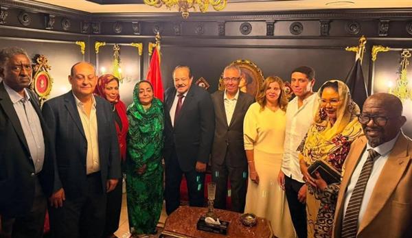 حفل عشاء بالقاهرة تكريمًا للسفير ياسر سرور قبيل توليه مهامه سفيرًا لمصر لدى السودان