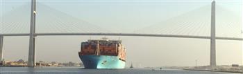 قناة السويس تشهد العبور الأول لسفينة الحاويات BANGKOK MAERSK بحمولة 190 ألف طن