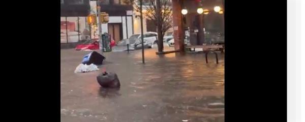 أمطار غزيرة تربك نيويورك.. سيول تغلق طرقًا رئيسية وتحذيرات للسكان
