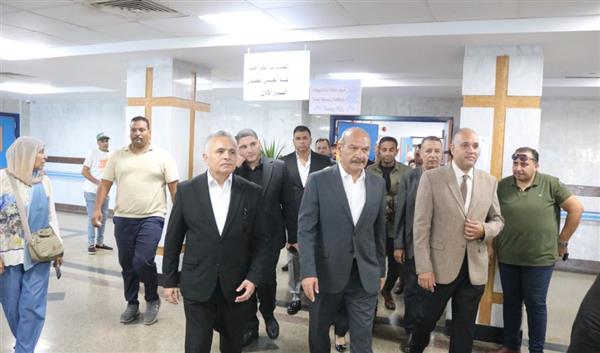 محافظ السويس ورئيس الجامعة يفتتحان التشغيل التجريبي لقسم الغسيل الكلوي بمستشفى الجامعة