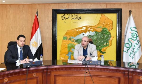 محافظ الفيوم يتابع الموقف التنفيذي لمشروع إعادة تأهيل محطة الصرف الصناعي بكوم أوشيم
