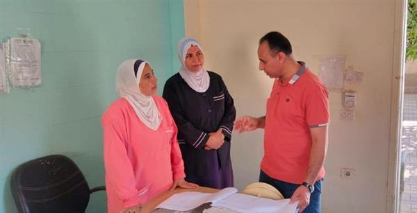 وكيل صحة بني سويف يجري زيارة مفاجئة للوحدة الصحية بقرية بني هارون