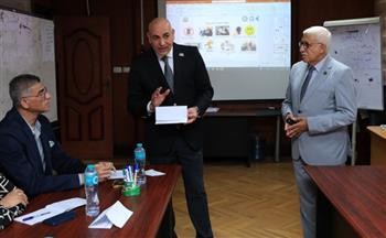 رئيس جامعة السادات يتفقد مركز تنمية قدرات أعضاء هيئة التدريس