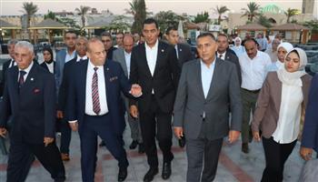 محافظ القليوبية ووزير الشباب والرياضة يفتتحان عددًا من المنشآت الشبابية والرياضية بنادي العبور الرياضي