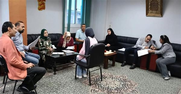 إجراء اختبارات المقابلة الشخصية للمتقدمات لمدرسة التمريض بمستشفى النيل بشبرا الخيمة