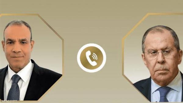 عبد العاطي ولافروف يبحثان تطورات الشرق الأوسط والأزمة الأوكرانية