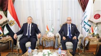 رئيس مجلس الدولة يستقبل رئيس المحكمة الدستورية العليا لتهنئته بتوليه منصبه