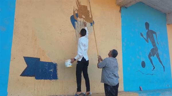محافظ أسيوط: ورشة فنية بالغنايم للرسم على الجدران لاكتشاف مواهب الشباب