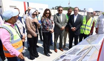 ​وزيرة التنمية المحلية والبيئة ومحافظ القليوبية يفتتحان وحدة احتجاز المضبوطات ومركبات التكهين بالخانكة