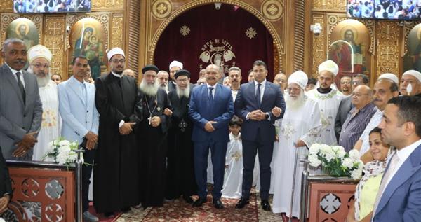 محافظ السويس يهنئ الأخوة الأقباط بمناسبة عيد تجلي السيدة العذراء مريم