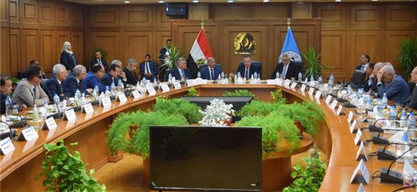 محافظ السويس يرحب برؤساء الجامعات المصرية خلال إنعقاد المجلس الأعلى للجامعات