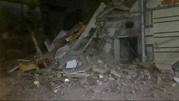   إصابة سيدة في انهيار جزئي لعقار قديم بمنطقة الجمرك في الإسكندرية