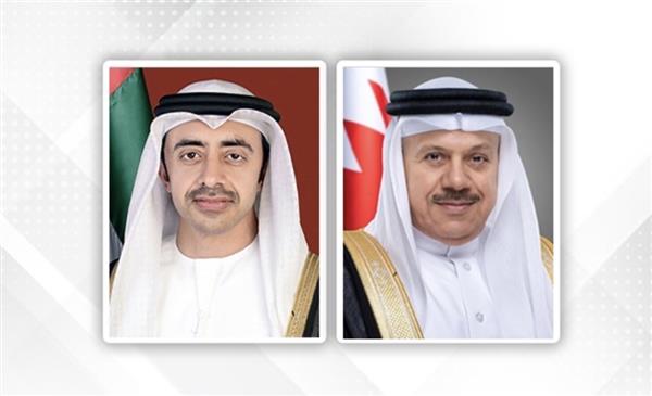 وزيرا خارجية البحرين والإمارات يبحثان جهود خفض التصعيد بالمنطقة